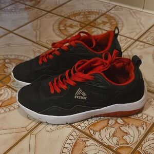 RBX Men's Black and Red Athletic Shoes
